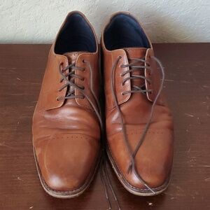 EUC. Cole Haan Men's Grand 2.0 Cap-Toe Oxford Size 11.5M, British Tan